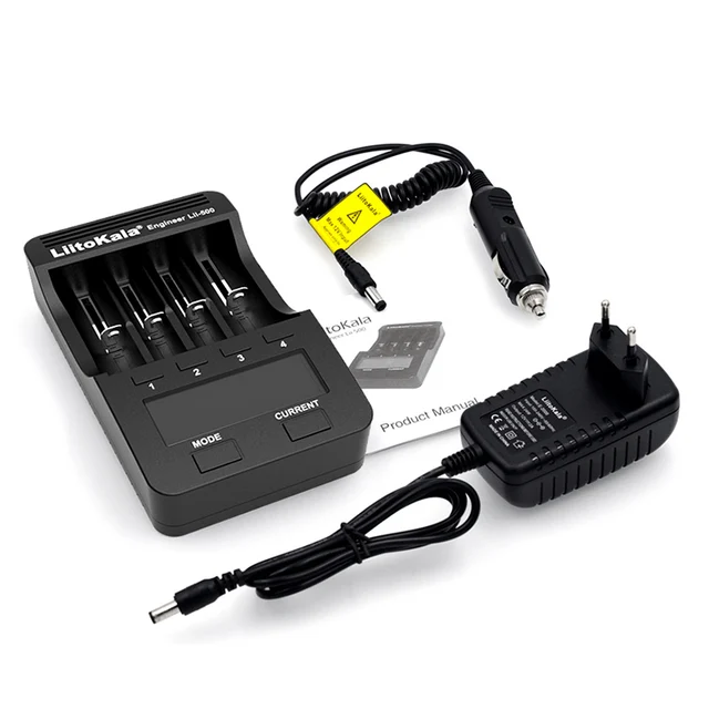 Liitokala Lii-500 Lii-PD4 Lii-500S LCD 3,7 V 18650, 18350, 18500, 21700 20700B 20700 de 14500, 26650 AA NiMH cargador de batería de litio Liitokala Lii-500 Lii-PD4 Lii-500S LCD 3,7 V 18650, 18350, 18500, 21700 20700B 20700 de 14500, 26650 AA NiMH cargador de batería de litio