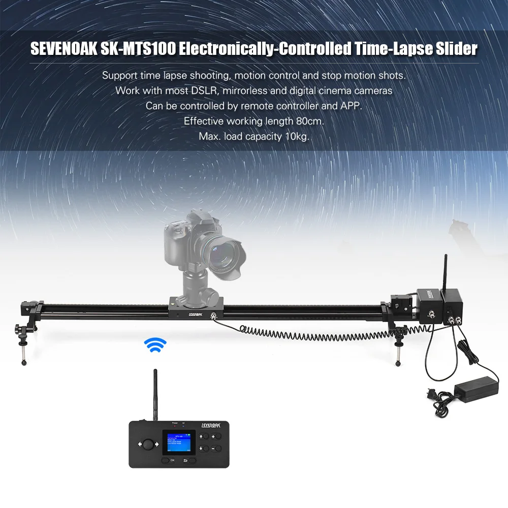 SEVENOAK SK MTS100 слайдер с электрической дорожкой для создания видео и временных
