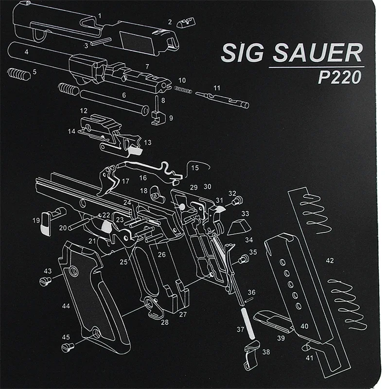 sauer P220 Cleaning Bench Mat Hunting Accessory RL37-0089 (5)