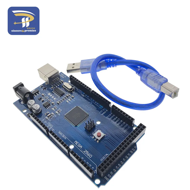 5V MEGA2560 MEGA 2560 R3 (ATmega2560 16AU CH340G CH340) PRO Встроенная AVR USB макетная плата для 3D принтера