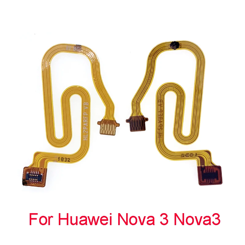 

New Home Button Fingerprint Reader Touch Id Sensor Connector Flex Cable For Huawei Nova 3 Nova3 Connector Ribbon
