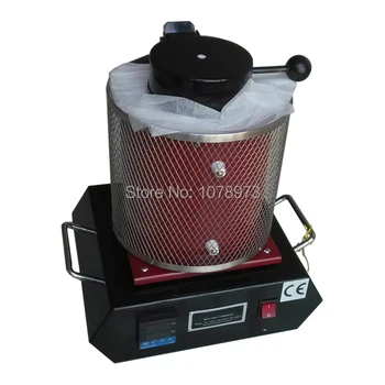 

110V Jewelry Tools 1kg Mini Gold Melting Machine Gold Silver Smelting Furnace Gold Refining Machine