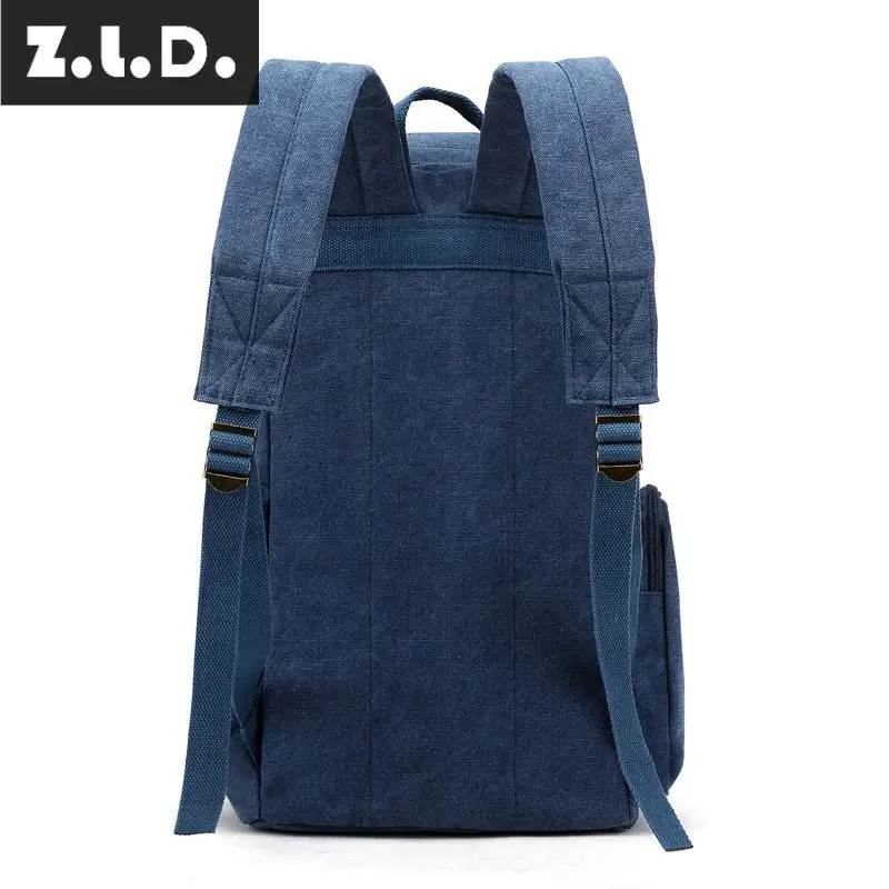 Z.L.D. Прямая продажа с фабрики новый рюкзак из парусины Повседневная Студенческая