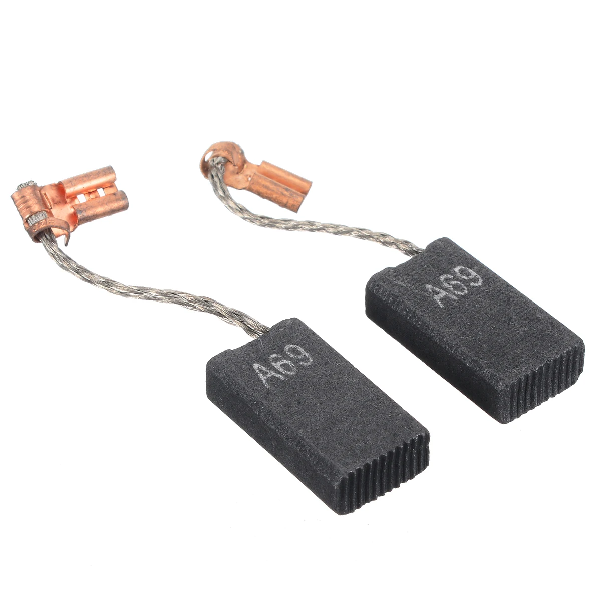 New 1 Pair Carbon Brushes Charcoal Wire Leads For Bosch GBH5-40D GSH500 GSH5 TSH5000 GSH5X A69 22.9x12.2x6.1mm