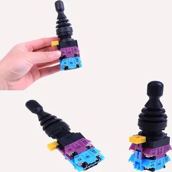 

1Pcs 22mm 4NO 4 Position Waterproof Self-restoring Momentary Monolever Joystick Switch HKD-FW24 For Game Console