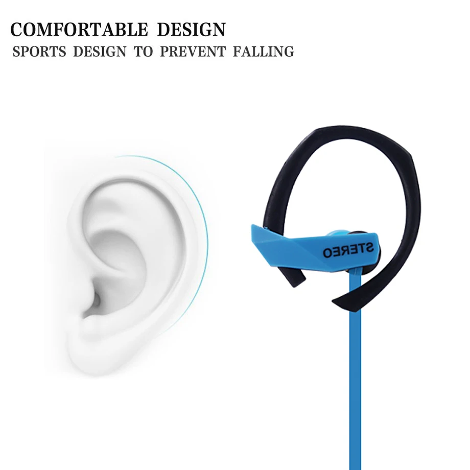 Stereo Sports Earphones Ear-Hook Headset Noise Canceling Earbuds with Mic for iPhone Xiaomi Mobile Phone MP3 MP4 Player (24)