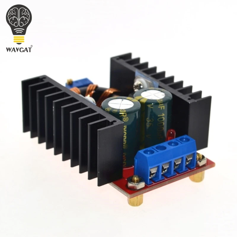 150 Вт повышающий преобразователь DC-DC 10-32 В до 12-35 В повышающее напряжение модуль зарядного устройства Прямая поставка WAVGAT