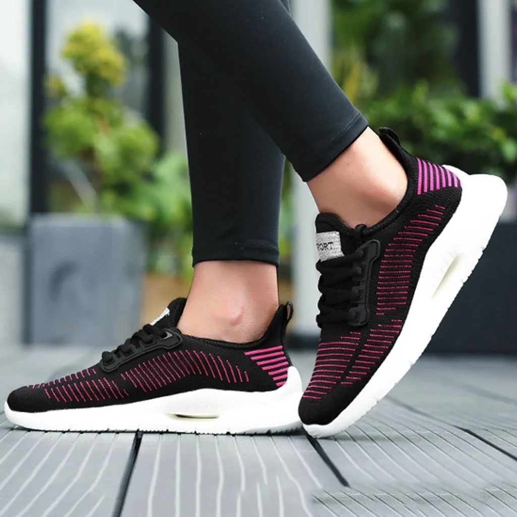 women platform sneakers breathable mesh Sneakers Lace Up Soft High Footwear Leisure slip on shoes for women#g2