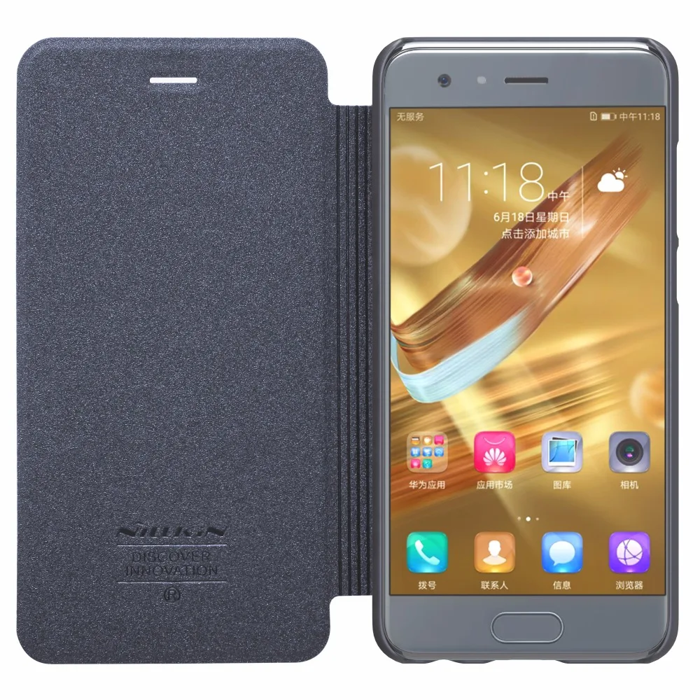 Nillkin PC кожаный чехол для Huawei Honor 9 Ударопрочный Футляр Iphone 6 Custom охлаждающая
