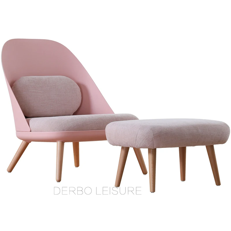 Модный современный классический Лофт дизайн пластиковый твердый деревянный коврик для ног кресло для гостиной диван с оттоманским деревом кресло для отдыха 1 шт
