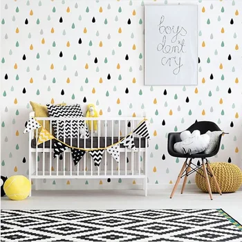 

Small raindrop Wall Sticker For Kids Room Baby Girl Room Wall Decor Baby Boy Room Home Decor Children Bedroom Wall Stickers