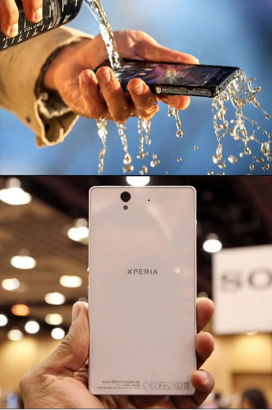 Мобильный телефон sony Xperia Z C6603, 4G, 5,0 дюймов, 2 Гб ОЗУ, 16 Гб ПЗУ, четырехъядерный процессор, Android 13.1MP, одна SIM, телефон sony