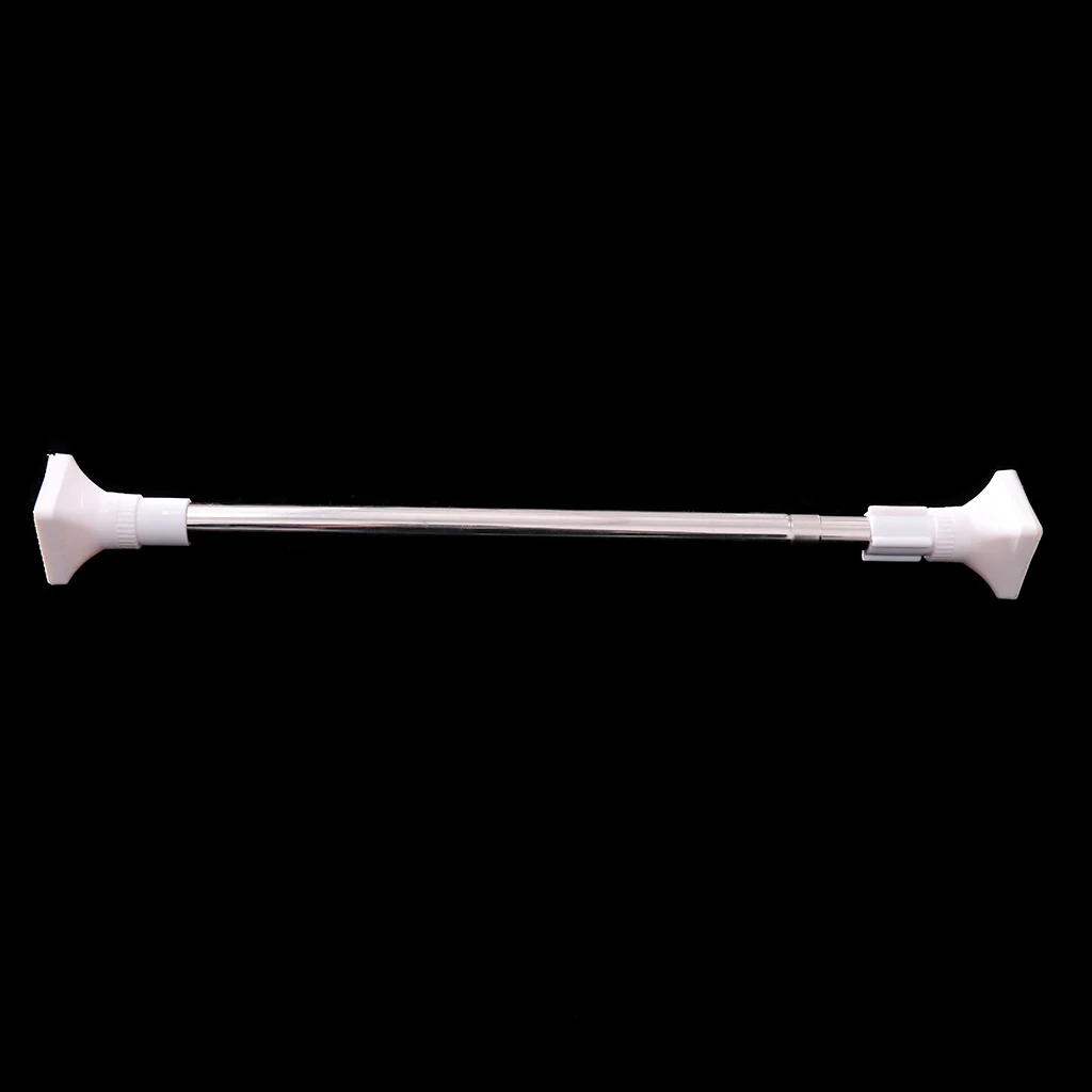 

Magideal Spring Extendable Curtain Pole Telescopic Clothes Rod Curtain Ends Rail Hanger Holder Bar 2 Sizes Picks