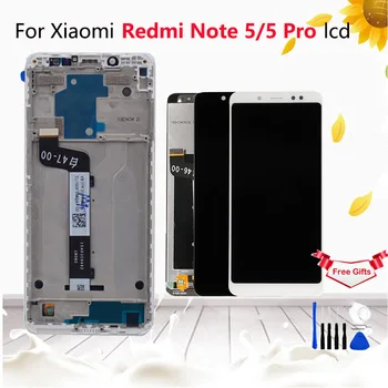 

5.99 Inch For Xiaomi Redmi Note 5 Pro LCD Display Touch Screen Digitizer Assembly Replacement For Redmi Note5 LCD Black White