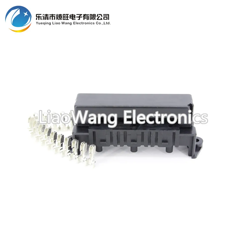 10 Way Auto fuse box assembly With terminals and 3PCS Relay seats Dustproof fuse box fuse box mounting fuse box-in Fuses from Home Improvement on ...