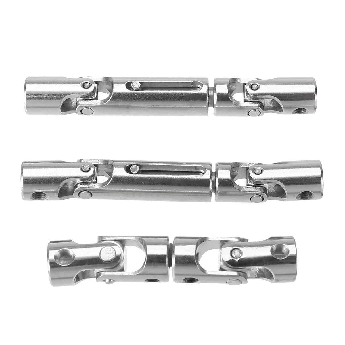 3Pcs New Upgrade Part Metal Drive Shaft For WPL B-36 B-16 6WD 1/16 RC Car Silver Tool Parts Accessories Durable