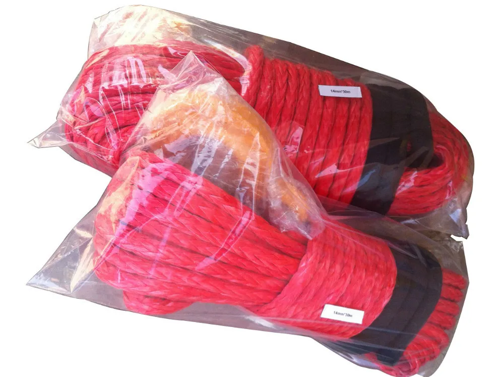 14mm 30m font b atv b font winch rope for offroad plasma winch rope winch ropes