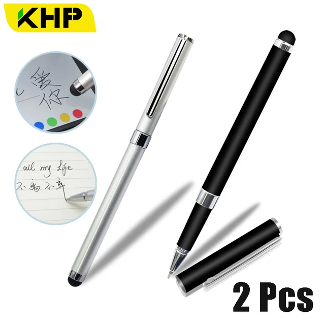 KHP 2 Pcs Stylus Touch Pen For Phone Capacitive Tablet Stylus Pen For Apple S 2 In 1 Mobile Phone Stylus Drawing Tablet Pencil