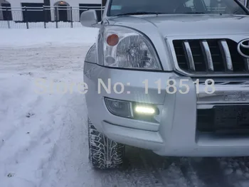 

eOsuns LED daytime running light DRL For Toyota Prado FJ120 2003 - 2009, wireless switch, 50% dimmer and auto off control