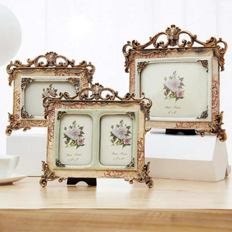 European-Style-Photo-Frame-Retro-Resin-Picture-Frames-Craft-Decoration ...