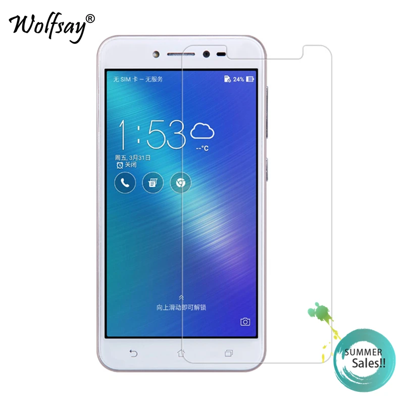 2 шт. ZB501KL стекло для Asus Zenfone Live защита экрана закаленное защитная пленка|screen protector