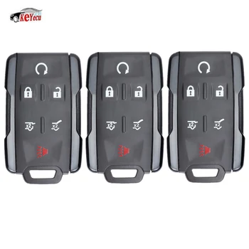 

KEYECU 3 Pcs/lot 6 Button Remote Key Shell for Chevrolet 2015 Silverado 1500 2500 3500 GMC Sierra FCC ID: M3N-32337100