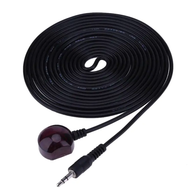 3.5mm LED IR Infrared Remote Control Receiver Extension Cord Cable