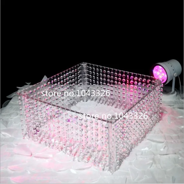 16 20 Top Luxury Amazing Diy Wedding Party Roung Square Acrylic Crystal Bead Cake Stand Cake Tray Centerpiece 16 20 Top Luxury Amazing Diy Wedding Party Roung Square Acrylic Crystal Bead Cake Stand Cake Tray Centerpiece