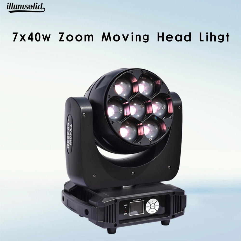 

7x40w zoom moving head light dmx512 for stage Disco Club DJ Party effect light