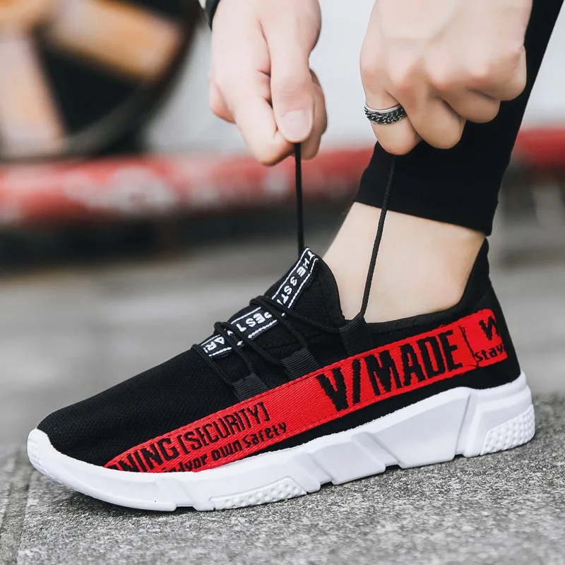 Men Sneakers Male Shoes Adult Red Black Yellow High Quality Comfortable Non-slip Soft Mesh Men Shoes 2019 Summer New Fashion Men Sneakers Male Shoes Adult Red Black Yellow High Quality Comfortable Non-slip Soft Mesh Men Shoes 2019 Summer New Fashion