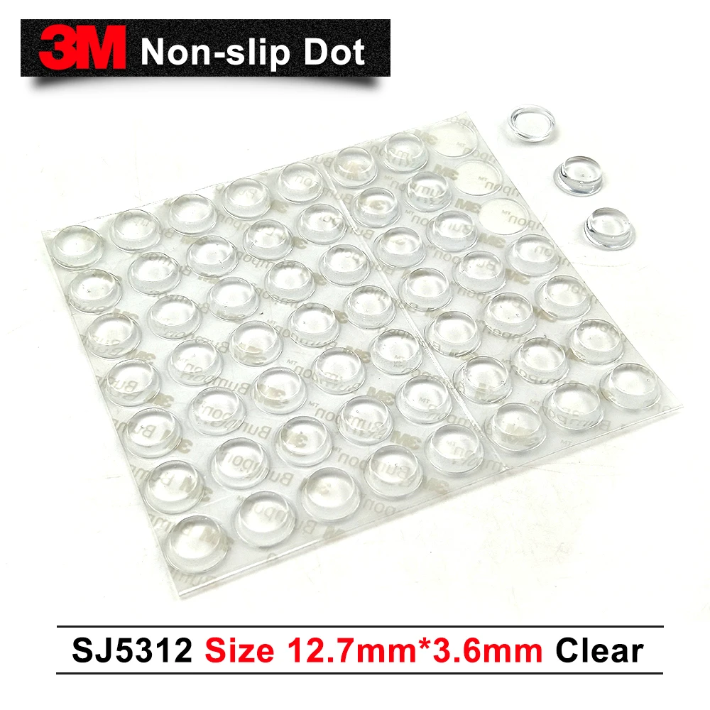 

100% 3M original self-adhesive rubber bumper sj5312 pads anti-slip tape Acrylic (A20) 3000 pcs/case wholesale Clear feet Mats