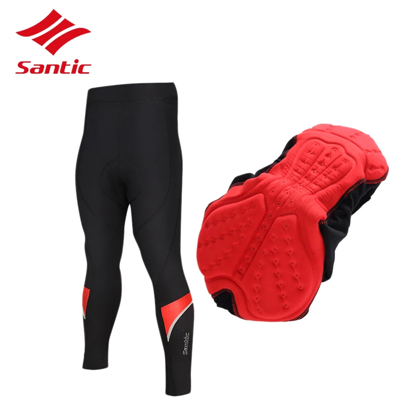 Santic Winter Thermal Cycling Pants Men 2018 Bike Bicycle Pants Pro