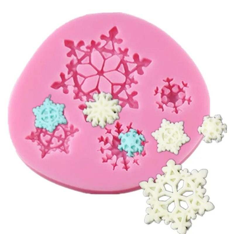 New Christmas flakes, flip sugar cake molds, chocolate molds, cake