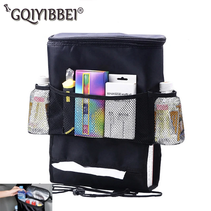 

Multi Function Car Hanging Cooler Bag Seat Combination Waterproof Thermal Cool Bags Food Storage Bags Organizer Ice Pack