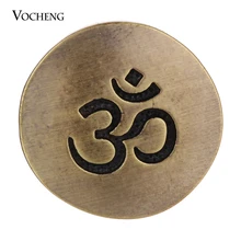 Винтажные латунные браслеты для йоги 18 мм, сменные застежки для имбиря, ювелирные изделия для женщин и мужчин, подарки, Vn