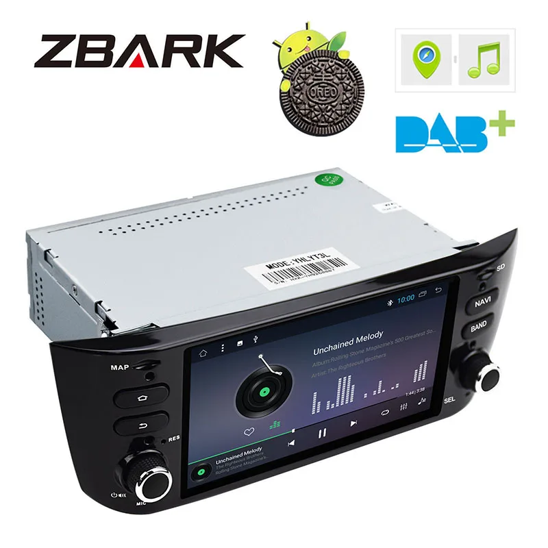 Excellent 6.2" Android 8.1 Car Radio Player  GPS WiFi DAB+ Canbus for FIAT Punto 199 310 / Linea 323 2012 2013 2014 2015 2016 YHLYT3L 2