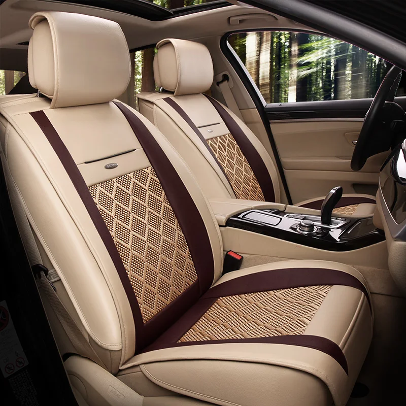 (Front + Rear) Universal Ice silk car seat covers For PEUGEOT 206 207