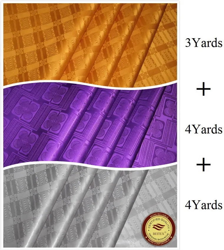 

Bazin Riche Fabric Guinea Brocade Fabric 100% Cotton Cloth For Garment Similar to Getzner