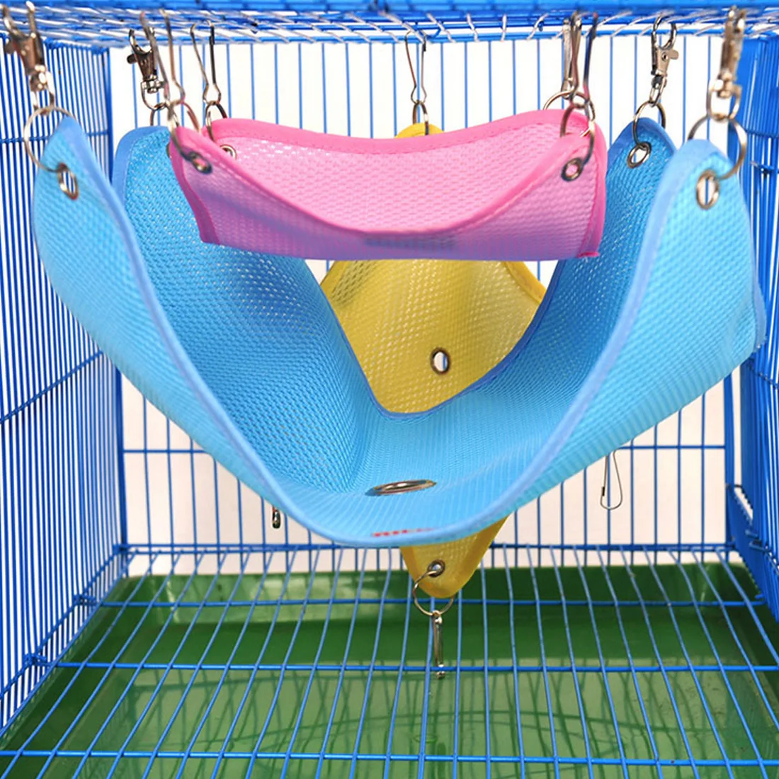 

3Sizes Pets Hammock Hamster Rat Parrot Ferret Hamster Hanging Bed Cushion hamster House Cage accessories for hamsters
