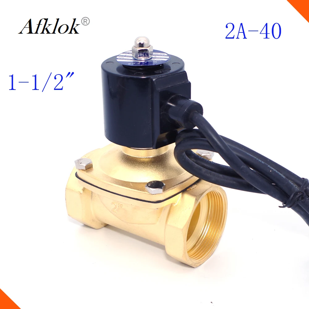 2A Underwater Fountain 12Volt 40MM Solenoid Valve Water in Valve from