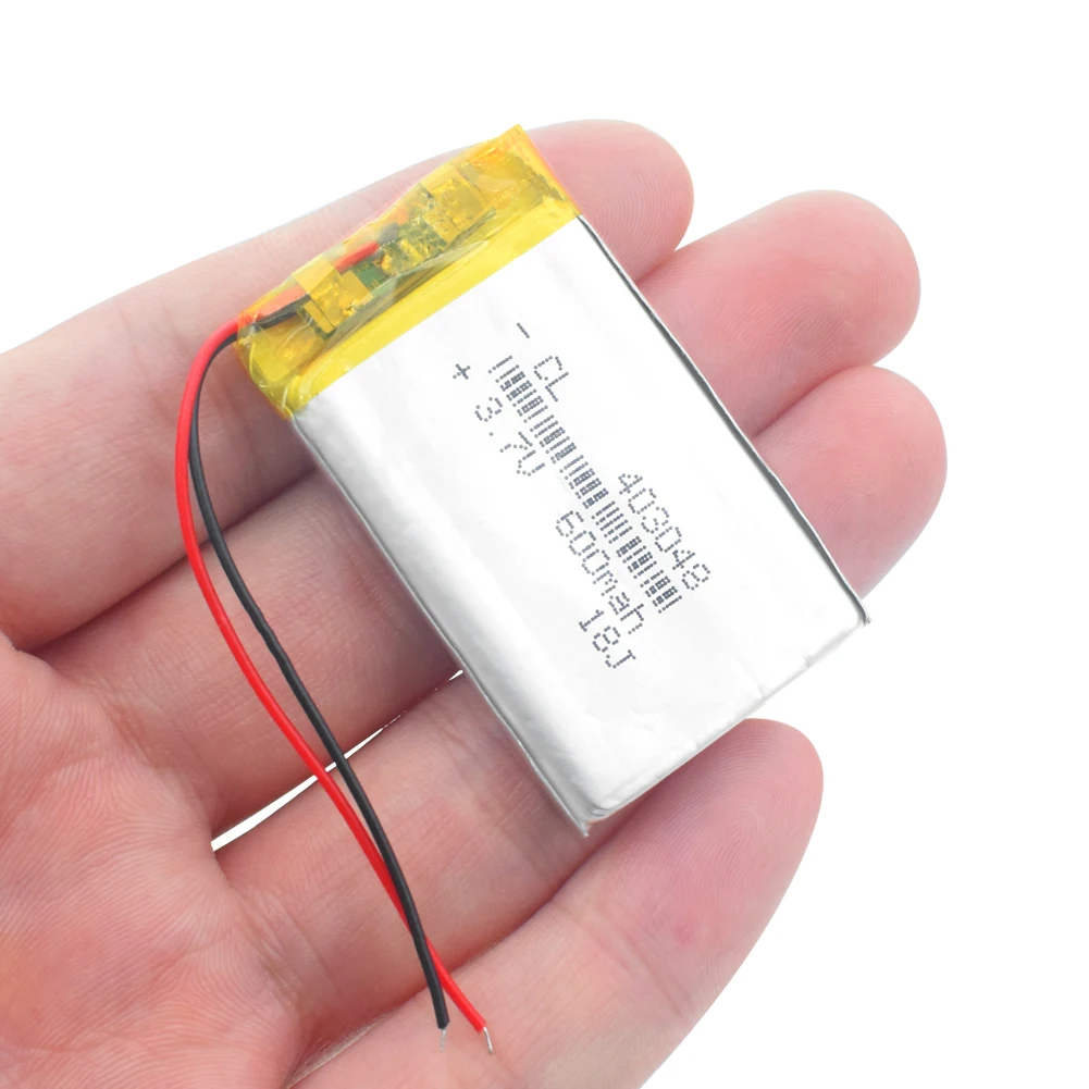 3,7 V, 600 mAH, [403048] перезаряжаемый литий-ионный полимерный аккумулятор для gps, mp3, mp4, MP5 DVD DVR PowerBank, динамик, DVR рекордер