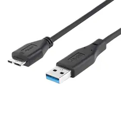 0,5 м USB 3,0 Тип-мужчина к USB3.0 Micro B Мужской Кабель-адаптер Шнур USB-A Micro-B m/M провода шнура для жесткий диск HDD