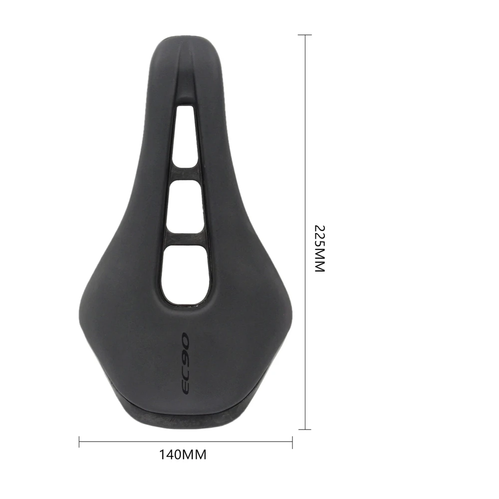 EC90 Saddles Road Bike Saddle Bicycle Cycling Mtb Bike Comfort Cycling Seat 225140mm Black Bicycle Accessories