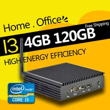Ргнс htpc f1 цпу intel core i3 2.0 ГГц 4 ГБ 120 ГБ ssd hd graphics 300 м wifi mini pc компьютер windows