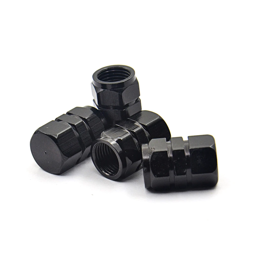 

Car Tire Valve Stem caps 4pcs Bolt-in Aluminum Theftproof valve caps Car Wheel Tires Valves Tyre Stem Air Caps