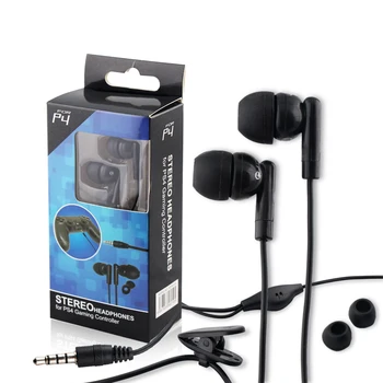 

High Quality Earphones For PS4 Xbox one Mini In-ear HIFI Headphones Microphone Headset gaming controller stereo with mic