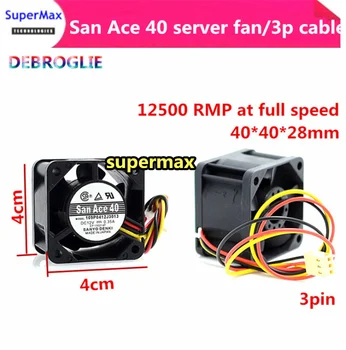 

New 2P 3P 4P San Ace 40 server fan 4cm large air volume 12V4028 double ball switch fan boost 109P0412J3013