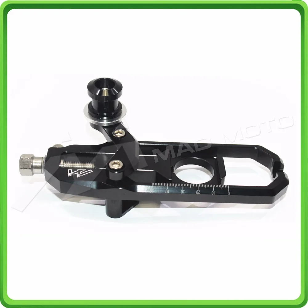 Motorcycle Chain Tensioner Adjuster with spool fit for Suzuki GSXR 600 GSX-R 750 2011 2012 2013 2014 2015 2016 Black (5)