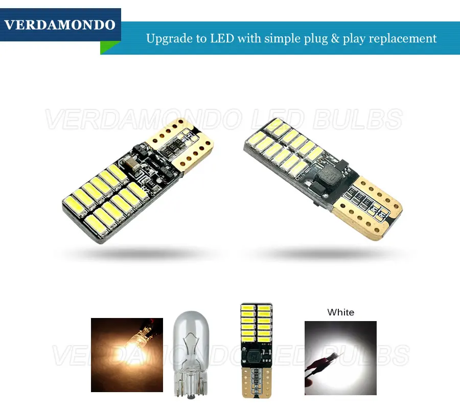 1 X W5W светодиодный автомобильный T10 4014 24 шт. SMD автомобильный боковой указатель поворота номерного знака светильник 194 168 Автомобильный задний анти-сейсмический светильник для чтения