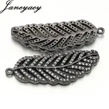Fashion Brass Cubic Zirconia Accessories Connector DIY Leaves Necklace Earring Pendant Accessories Jewelry Making L33 * W13mm цена Fashion Brass Cubic Zirconia Accessories Connector DIY Leaves Necklace Earring Pendant Accessories Jewelry Making L33 * W13mm цены онлайн